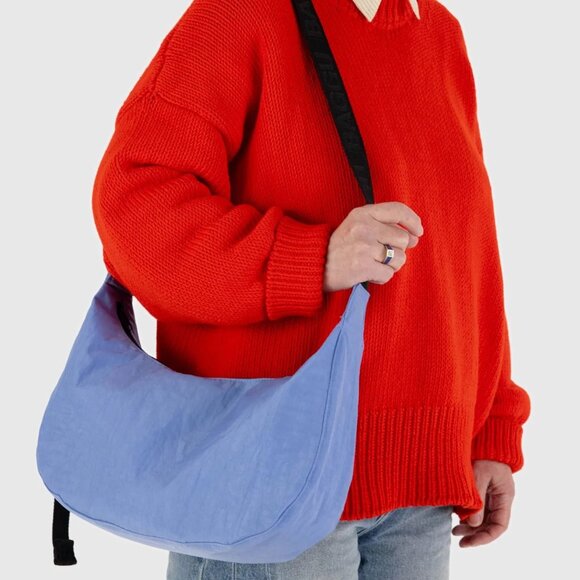 NWT Baggu Medium Crescent Bag - Cornflower - Picture 4 of 6